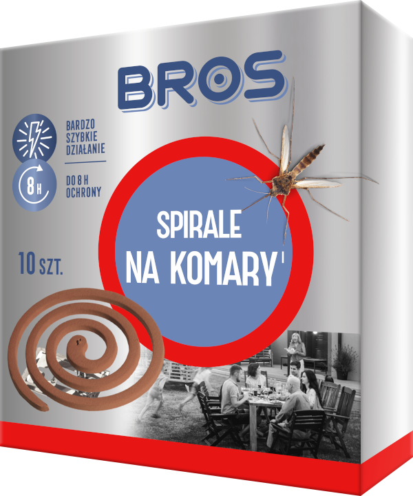 BROS Spirale na komary 10szt.