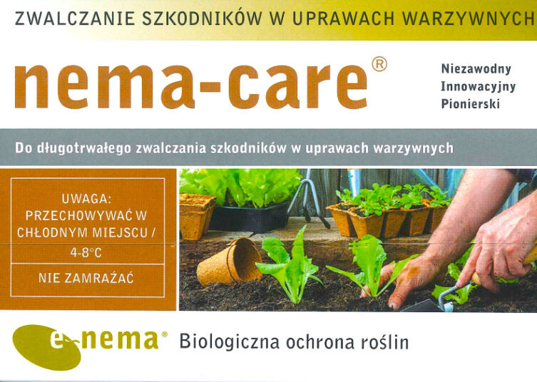 Nema-Care nicienie zwalczające szkodniki w uprawach warzywnych 2 x 10mln na 40m2