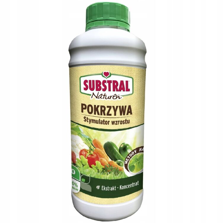 Substral Ekstrakt z pokrzywy jako stymulator wzrostu dla owoców, warzyw i kwiatów 1 L