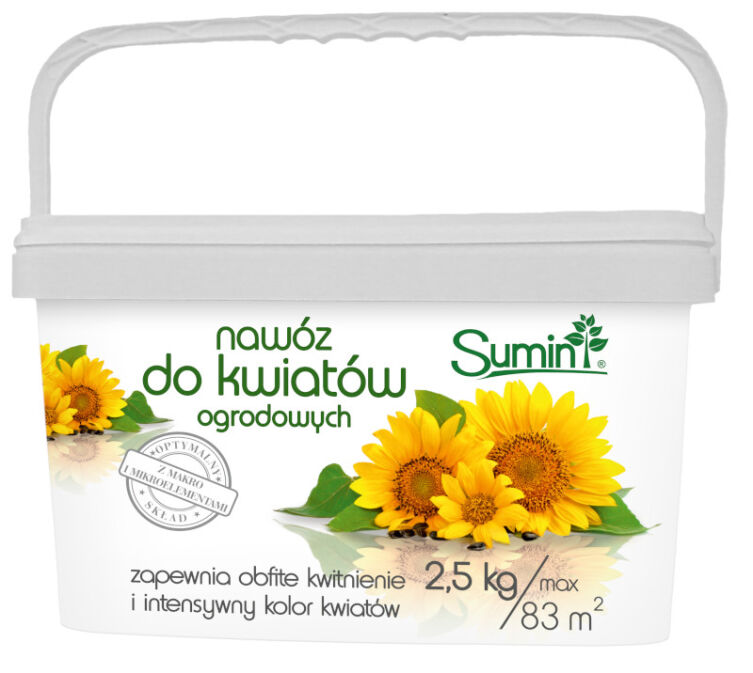 Nawóz Sumin do nawożenia Kwiatów Ogrodowych Optymalny Skład 2,5 kg