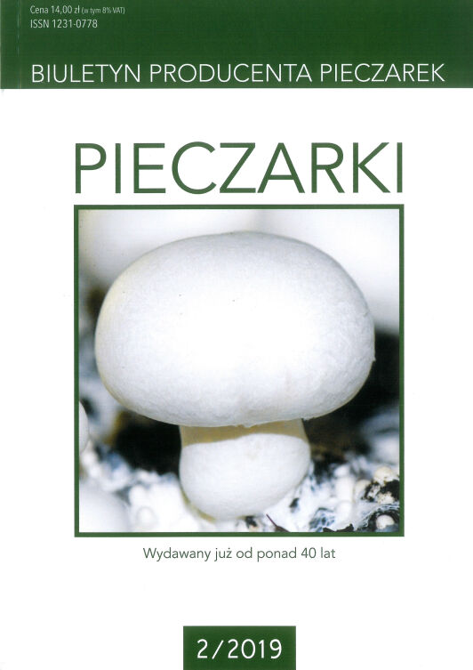 Pieczarki - biuletyn producenta pieczarek 2/2019