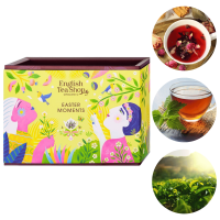 English Tea Shop Organic Kolekcja herbat i herbatek wielkanocnych piramidki 3 smaki 24 g Bio