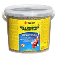 Tropical Koi & Goldfish spirulina sticks 11L/900g
