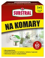 Substral elektrofumigator  wtyczka na komary 60 dni