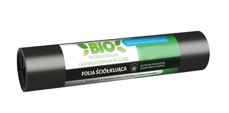 Folia Biodegradowalna Ściółkująca i Kompostowalna w Glebie 1 x 20 m 20m2