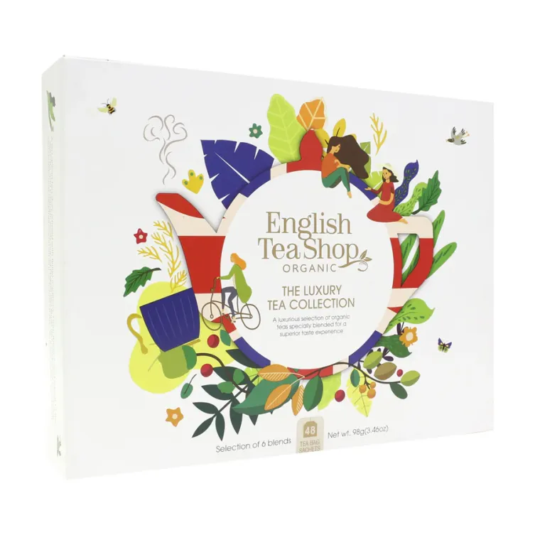 English Tea Shop Organic Zestaw herbat i herbatek luksusowych (the luxury - 6 smaków) 48 x 2.04 g Bio