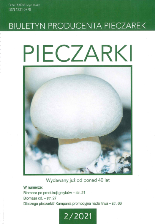 Pieczarki - biuletyn producenta pieczarek 2/2021