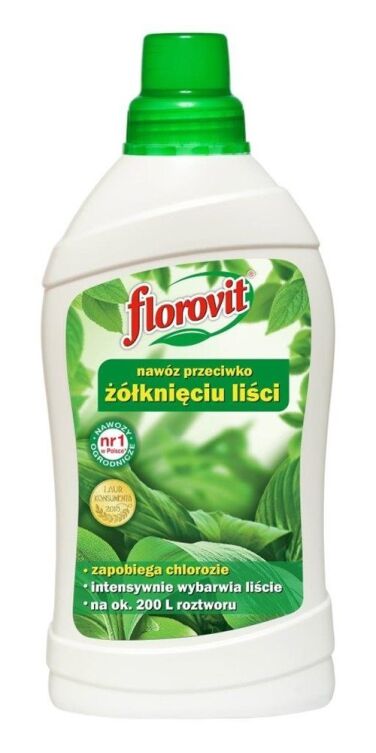 Florovit Nawóz Przeciwko Żółknięciu Liści 1L