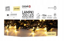 Lampki LED 200L Ciepły Biały 3+15 m IP44 – Wewnętrzne i Zewnętrzne