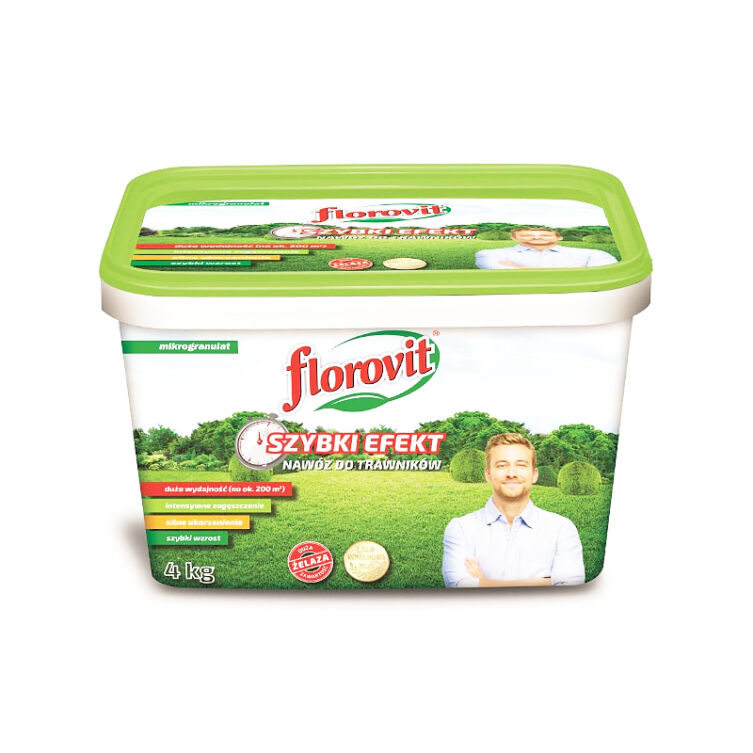 Florovit nawóz do trawników SZYBKI EFEKT 4 kg