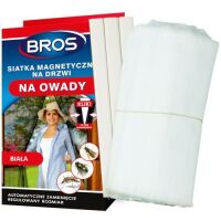 BROS Siatka Magnetyczna na Drzwi KLIK 100x220 biała