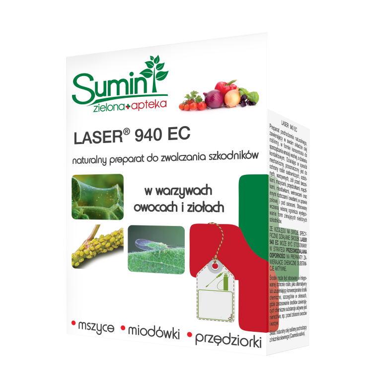 Laser 940 EC w Roślinach Owocowych Warzywa Zioła 110ml na szkodniki