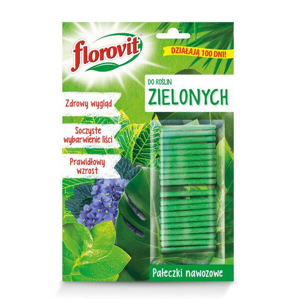 Florovit pałeczki nawozowe do roślin zielonych 20 szt.