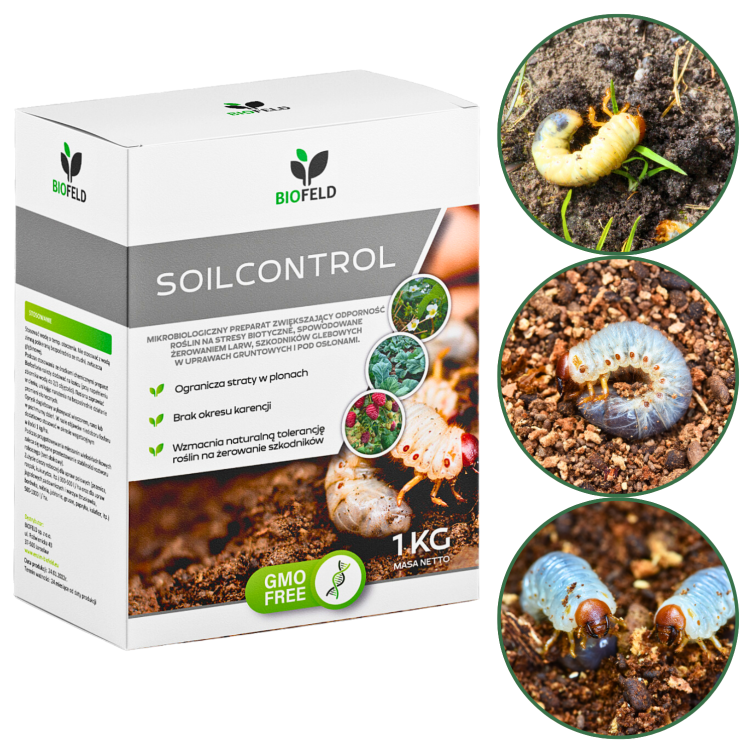 SoilControl – skuteczna ochrona przed pędrakami, opuchlakami, drutowcami, śmietką