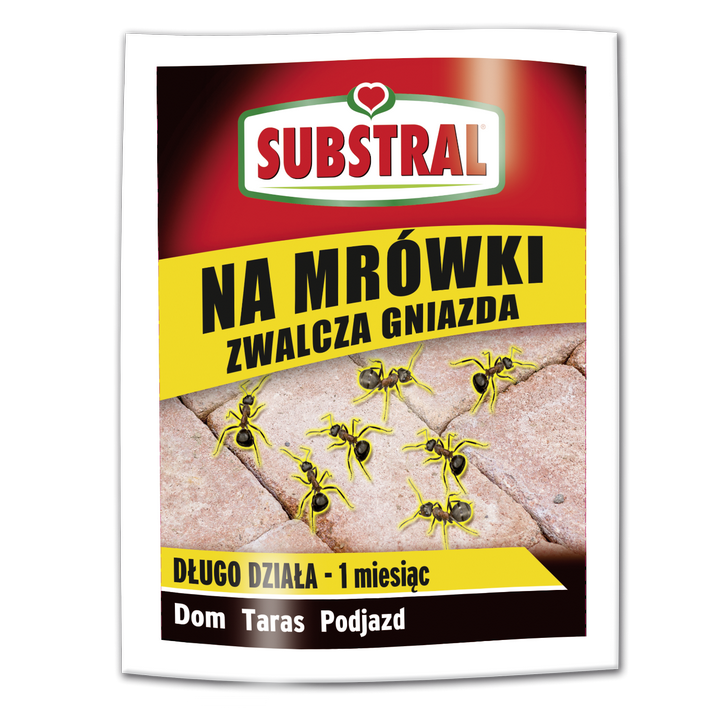 SUBSTRAL NA MRÓWKI długo działający zwalcza gniazda mrówek 100g saszetka