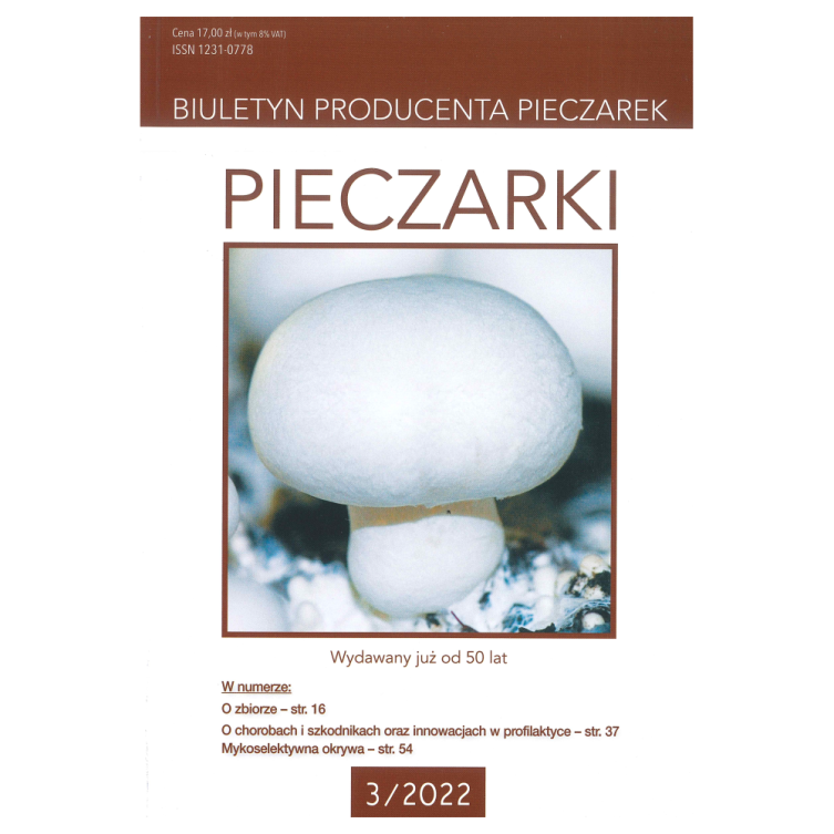 Pieczarki - biuletyn producenta pieczarek 3/2022