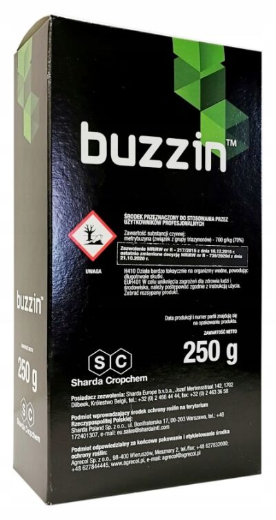 Buzzin 70 WG 250g chwastobójczy na ziemniaki