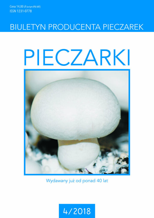 Pieczarki - biuletyn producenta pieczarek 4/2018