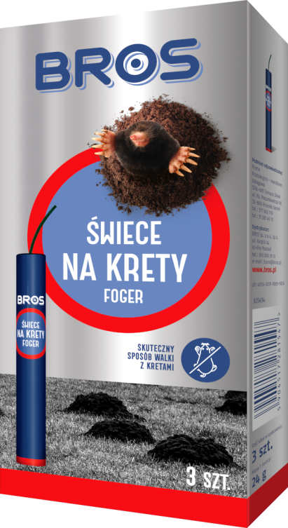 Świece na krety FOGER  3 szt