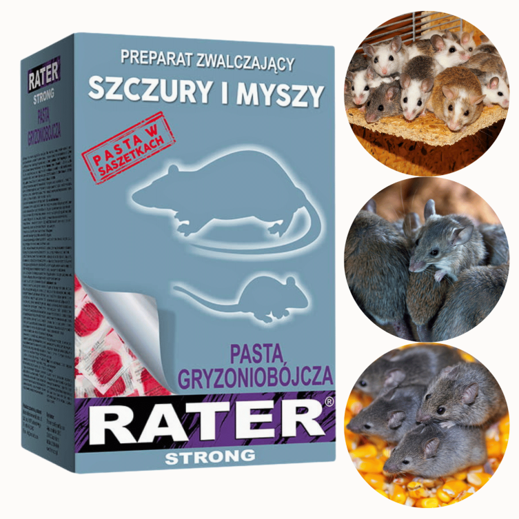 Rater Strong pastat na myszy i szczury, 1 kg