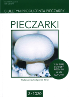 Pieczarki - biuletyn producenta pieczarek 2/2020