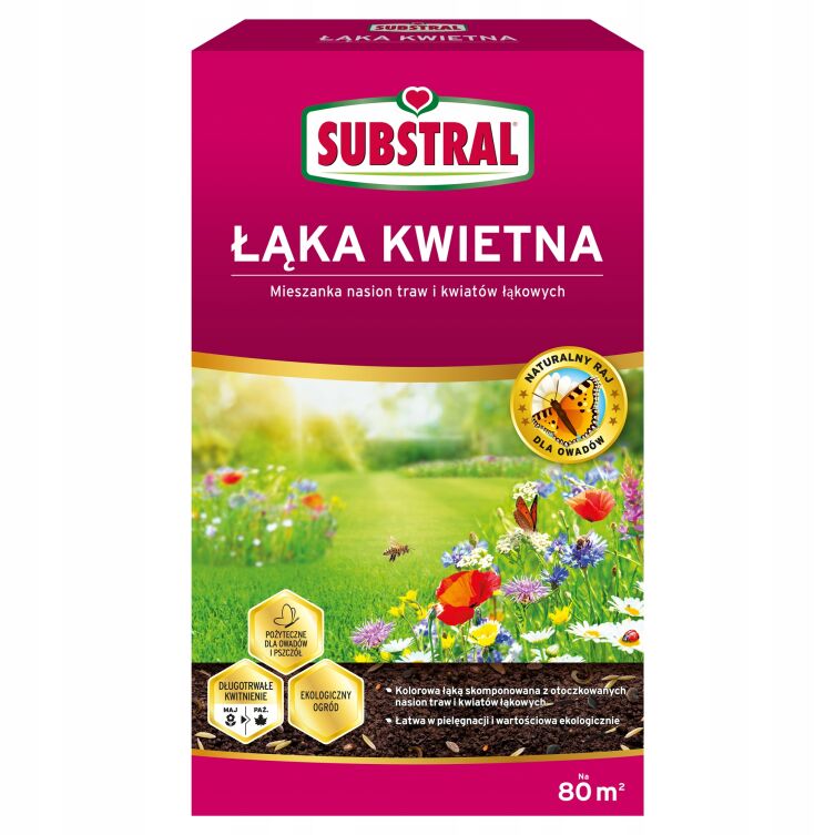 Łąka Kwietna 800g na 80m2 Substral kwiaty wieloletnie