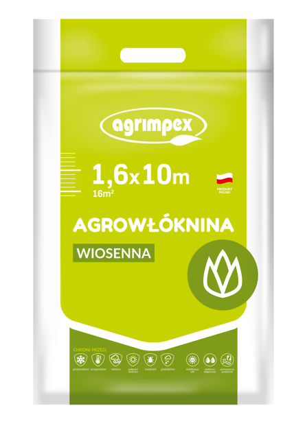 Agrowłóknina hobby osłaniająca wiosenna 1.6 m x 10 m 17g/m2 Agrimpex