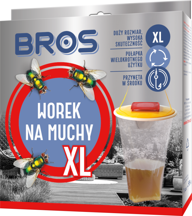 Pułapka worek na muchy XL Bros