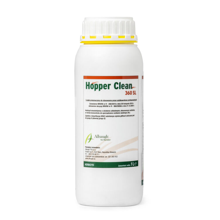 Hopper Clean 360SL 1L Nufarm Glifosat, Herbicyd Totalny, Perz