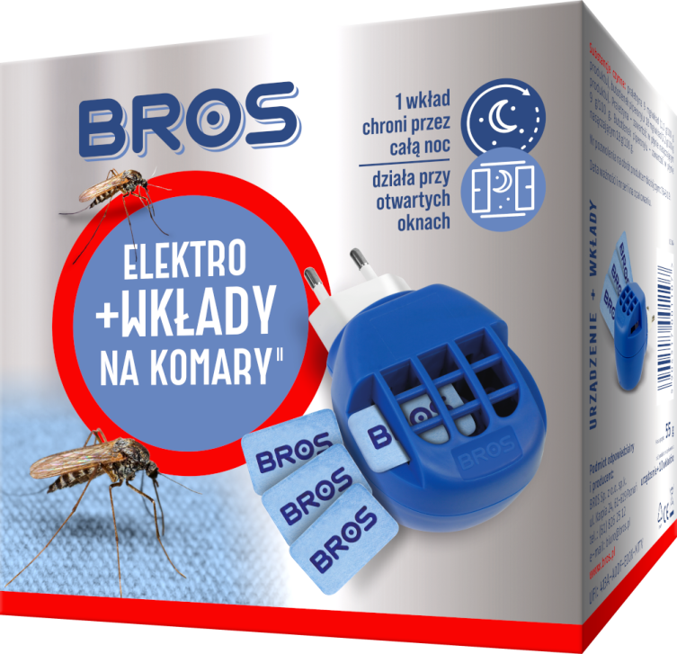 BROS Elektro + wkłady na komary