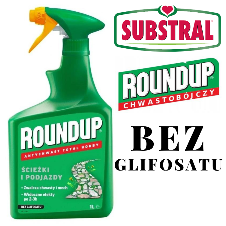 Roundup chodniki i podjazdy 1L Substral bez glifosatu