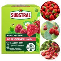 SUBSTRAL Nawóz naturalny do truskawek i malin 650 g – Wzmacnia smak i wybarwienie owoców