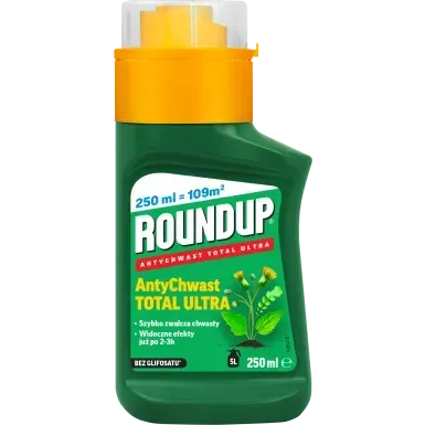 Roundup AntyChwast TOTAL Ultra Koncentrat 250ml 109m2