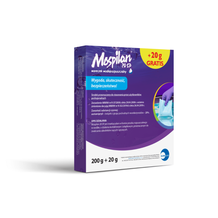 Mospilan 20 SP 200g + 20g GRATIS