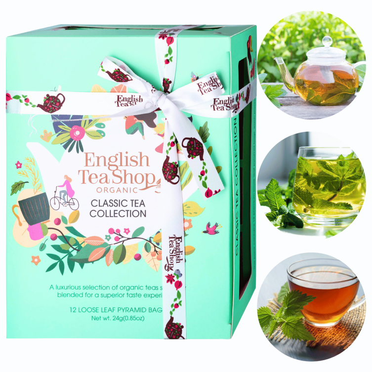 English Tea Shop Herbata Piramidki zestaw MINT 24g (12piramidek) BIO