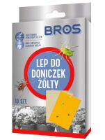 Bros Lep do doniczek żółty na  mszyce ziemiórki 10 szt.