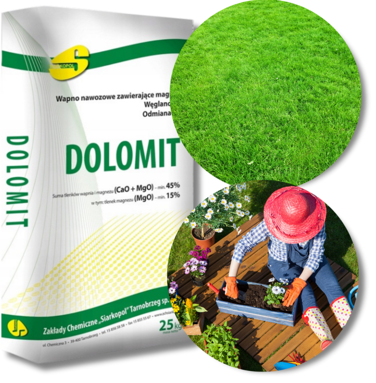 Wapno dolomitowe Dolomit 25 kg