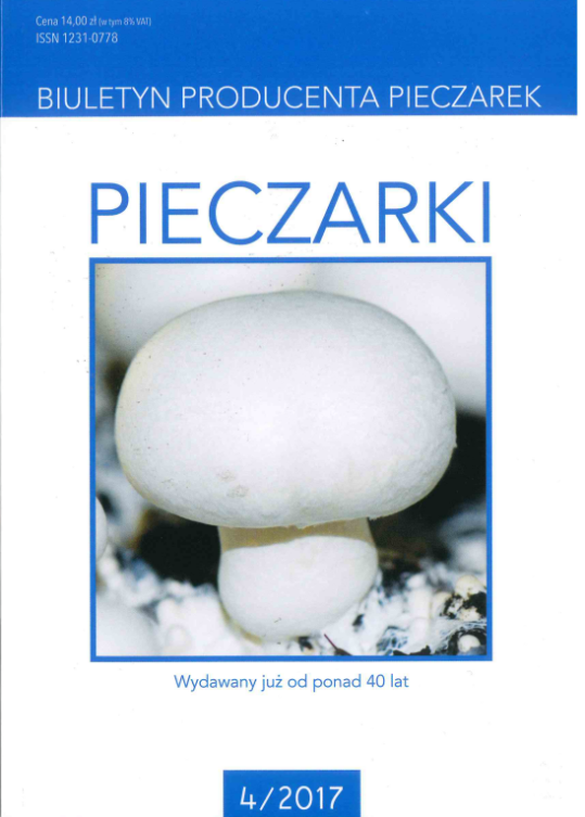 Pieczarki - biuletyn producenta pieczarek 4/2017