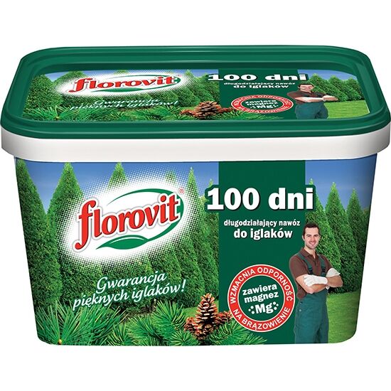 Florovit długodziałający nawóz do iglaków 100 dni  4kg