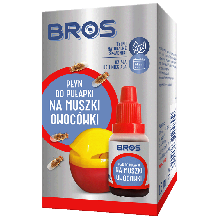 BROS Płyn do pułapki na muszki owocówki 15 ml