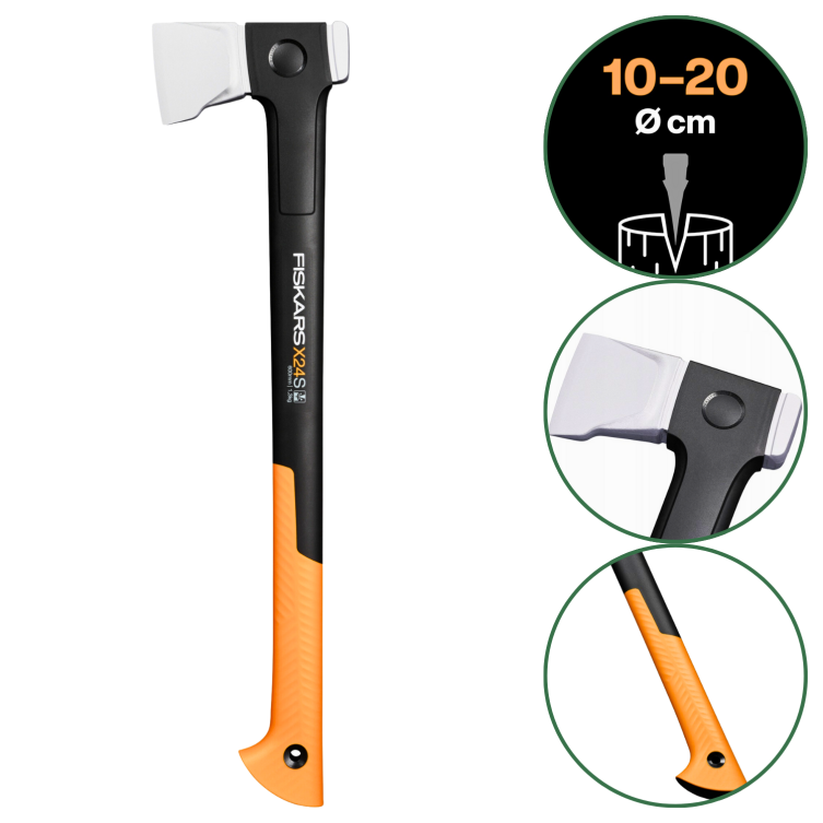 Siekiera Fiskars X24-S – 60 cm, 1,3 kg