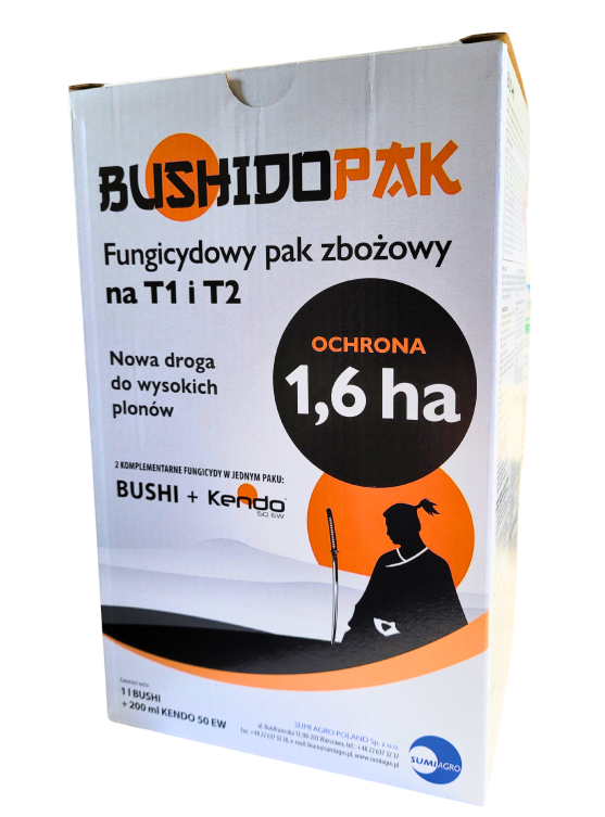 BUSHIDO PAK 1.6 ha na zabiegi T1 oraz T2