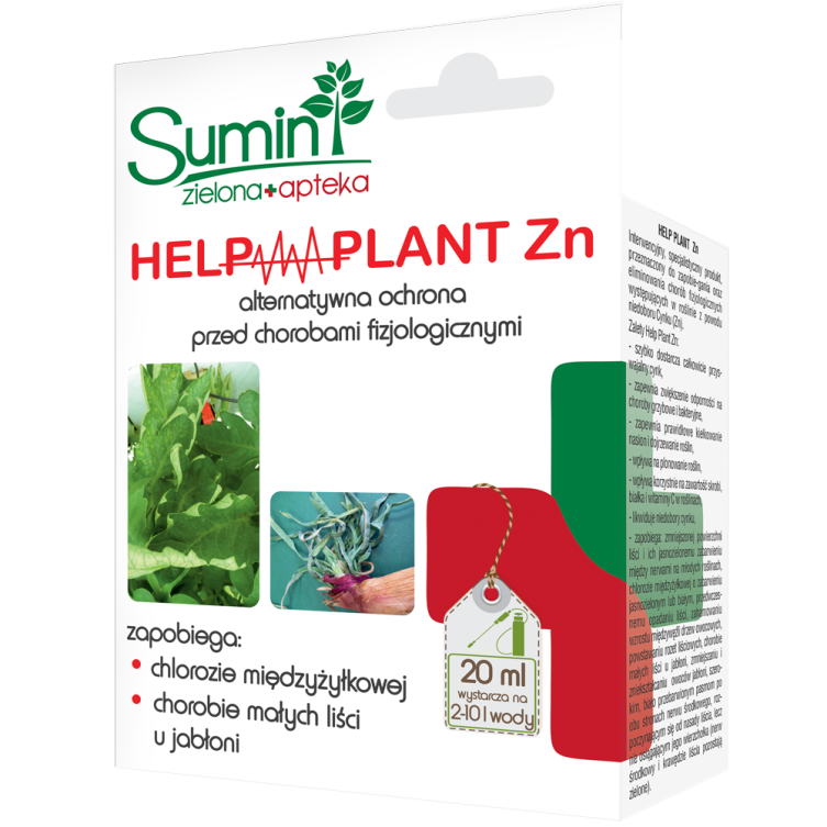 Sumin Help Plant Zn 20ml na niedobór Cynku