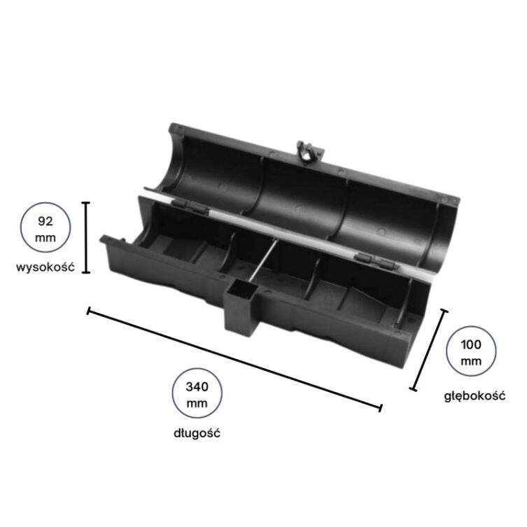Karmnik na szczury stacja deratyzacyjna duża 34cm