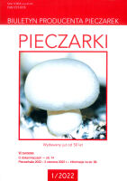 Pieczarki - biuletyn producenta pieczarek 1/2022