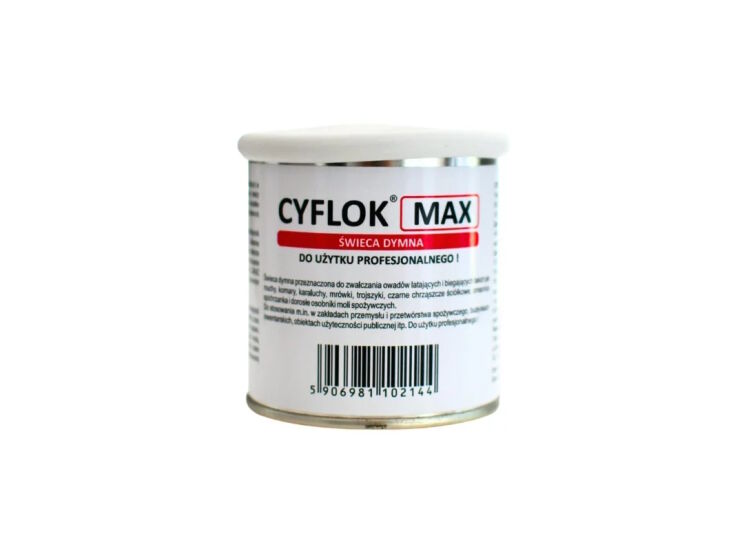 Świeca dymna pluskwy mole owady magazynowe Cyflok Max 120g