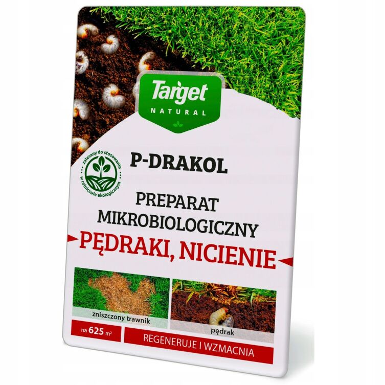 Target Natural P-Drakol 50g na pędraki i nicienie 50g