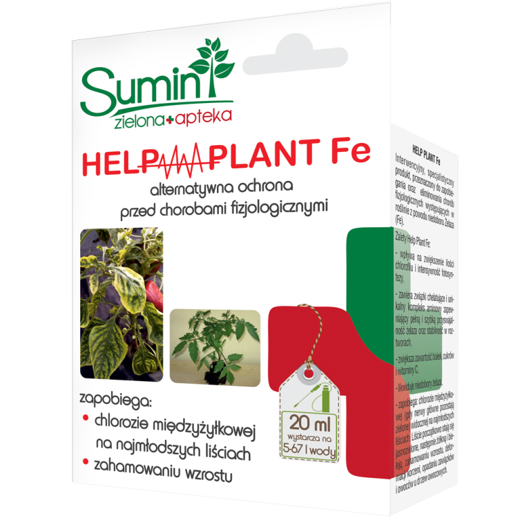 Sumin Help Plant Fe 20ml na niedobór Żelaza