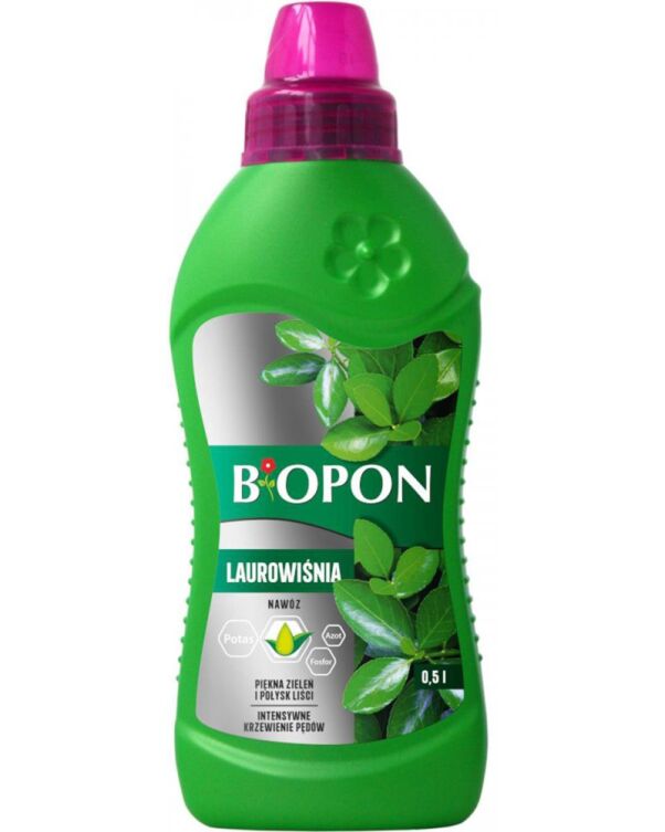 Nawóz do LAUROWIŚNI płynny BIOPON wieloskładnikowy mineralny 500ml