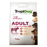 Tropidog Premium Adult Medium Large Breeds Beef Rice wołowina 2.5kg